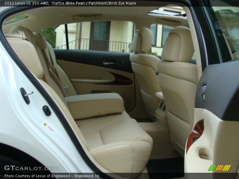 Starfire White Pearl / Parchment/Birds Eye Maple 2011 Lexus GS 350 AWD