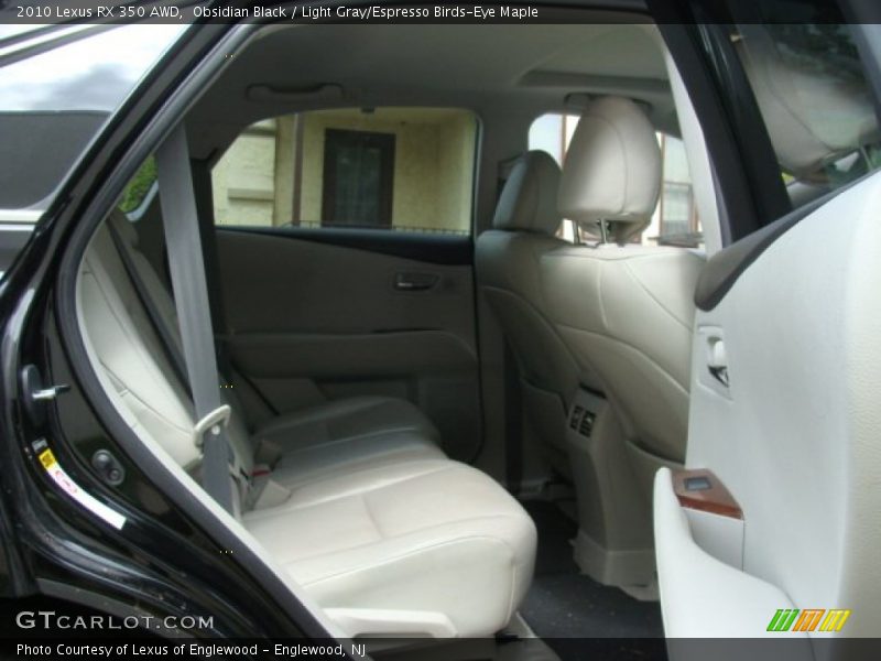 Obsidian Black / Light Gray/Espresso Birds-Eye Maple 2010 Lexus RX 350 AWD