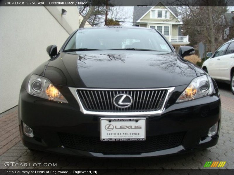 Obsidian Black / Black 2009 Lexus IS 250 AWD