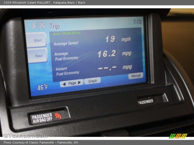 Controls of 2009 Galant RALLIART