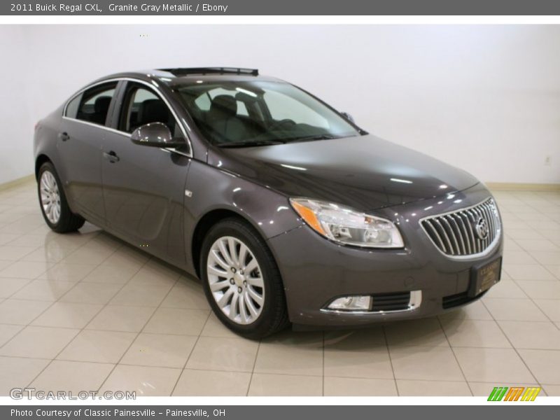 Granite Gray Metallic / Ebony 2011 Buick Regal CXL