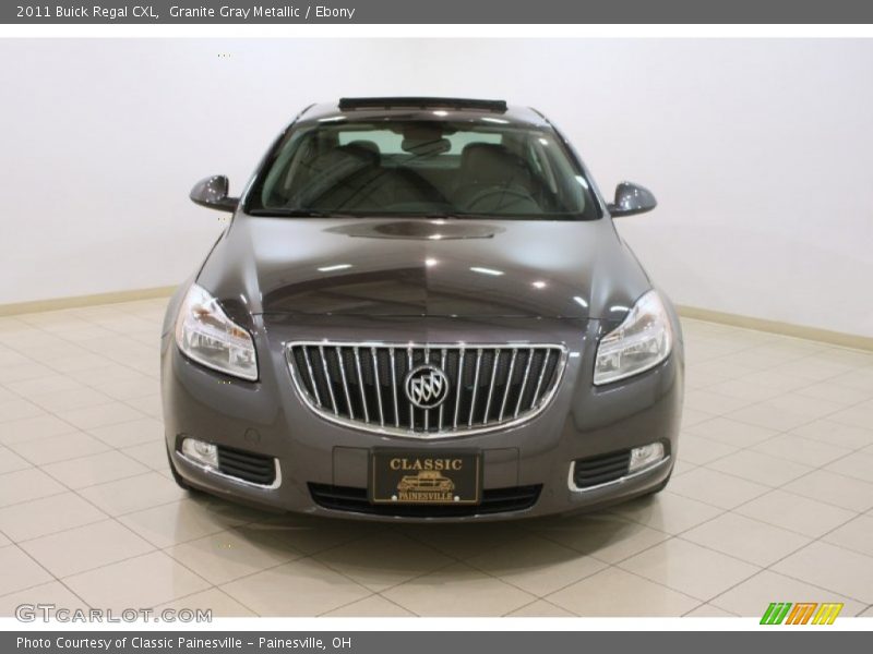 Granite Gray Metallic / Ebony 2011 Buick Regal CXL