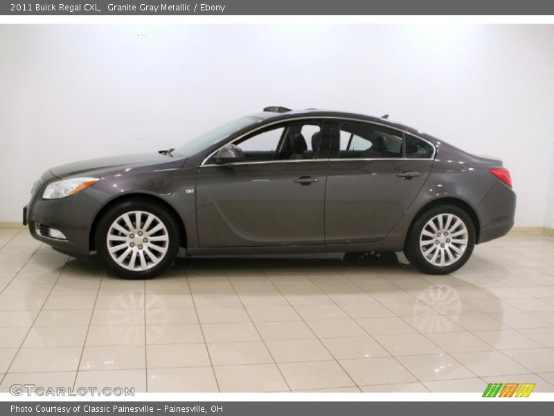 Granite Gray Metallic / Ebony 2011 Buick Regal CXL