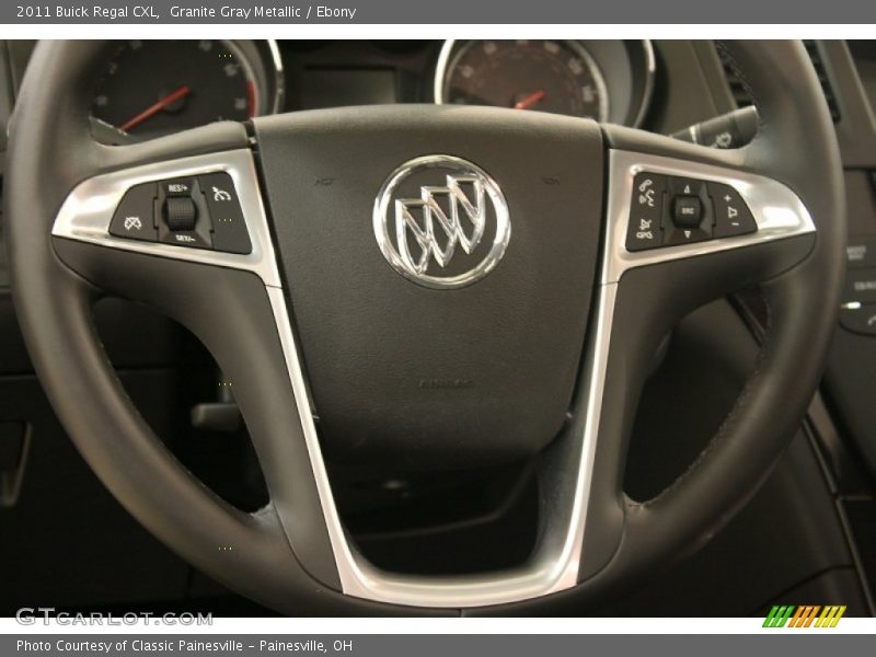 Granite Gray Metallic / Ebony 2011 Buick Regal CXL