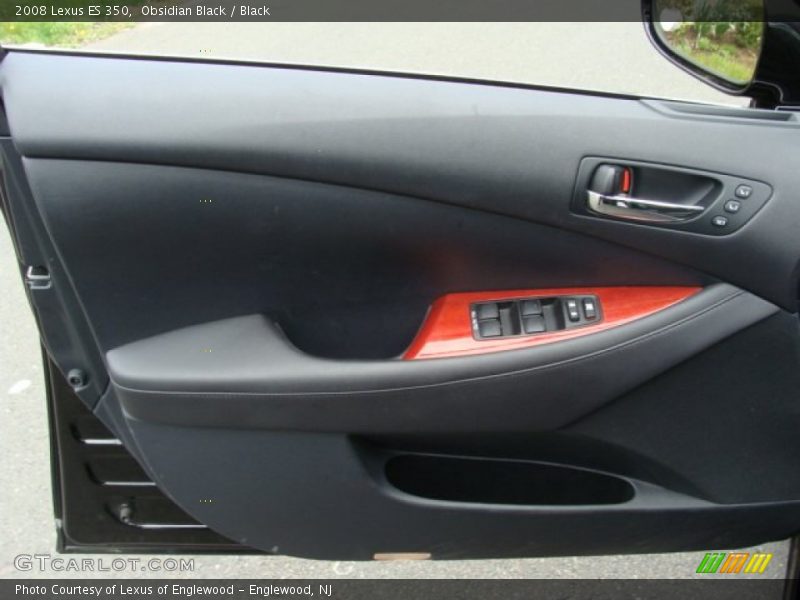 Obsidian Black / Black 2008 Lexus ES 350