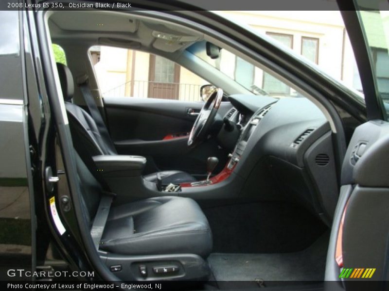 Obsidian Black / Black 2008 Lexus ES 350