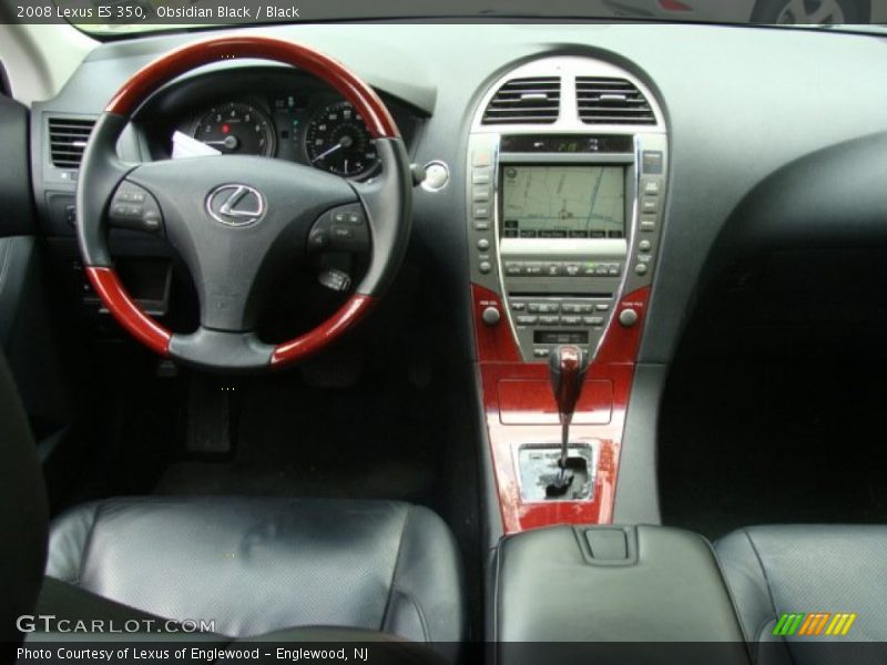 Obsidian Black / Black 2008 Lexus ES 350