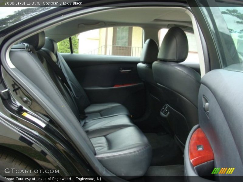 Obsidian Black / Black 2008 Lexus ES 350