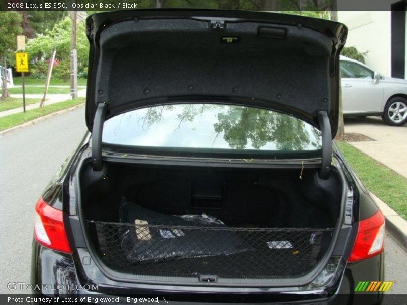 Obsidian Black / Black 2008 Lexus ES 350