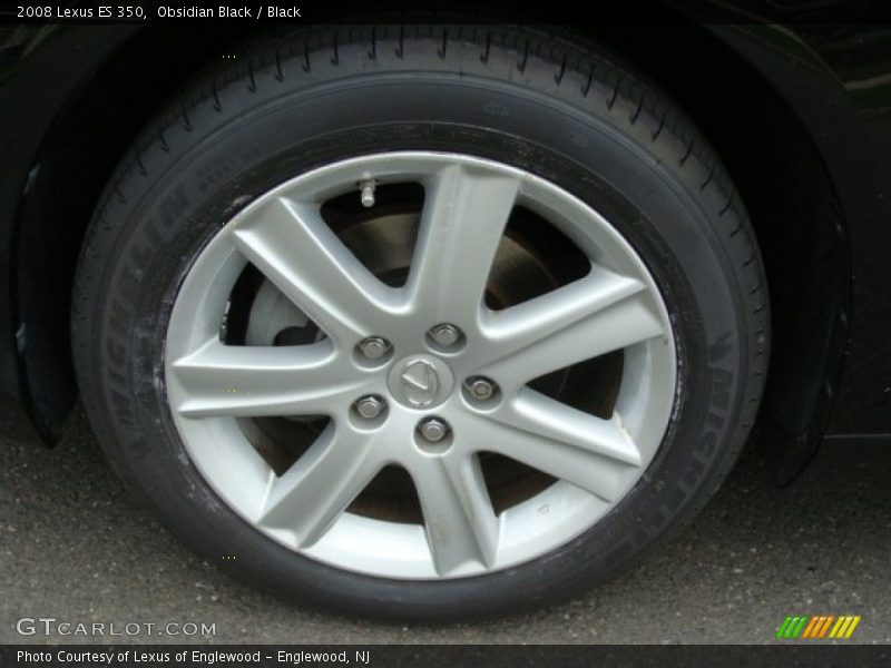 Obsidian Black / Black 2008 Lexus ES 350