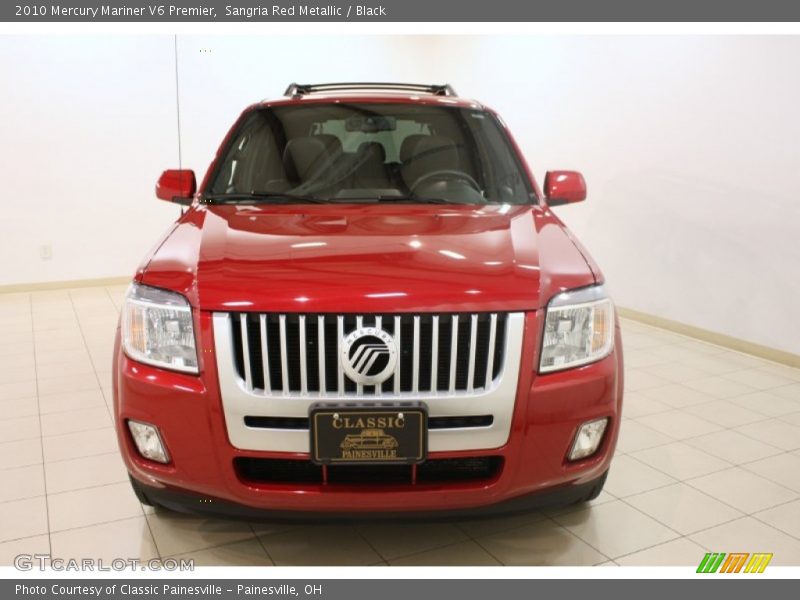Sangria Red Metallic / Black 2010 Mercury Mariner V6 Premier