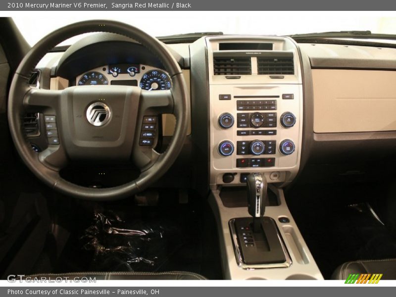 Sangria Red Metallic / Black 2010 Mercury Mariner V6 Premier