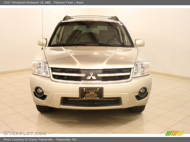 Platinum Pearl / Black 2007 Mitsubishi Endeavor SE AWD
