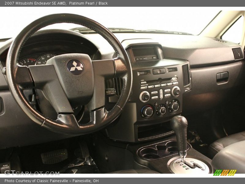 Platinum Pearl / Black 2007 Mitsubishi Endeavor SE AWD