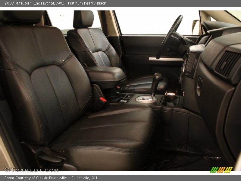 Platinum Pearl / Black 2007 Mitsubishi Endeavor SE AWD