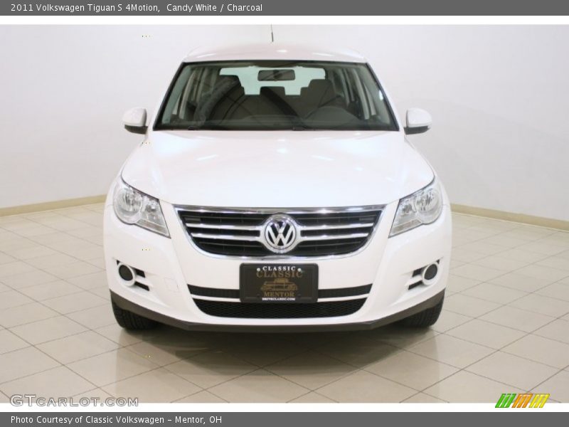 Candy White / Charcoal 2011 Volkswagen Tiguan S 4Motion