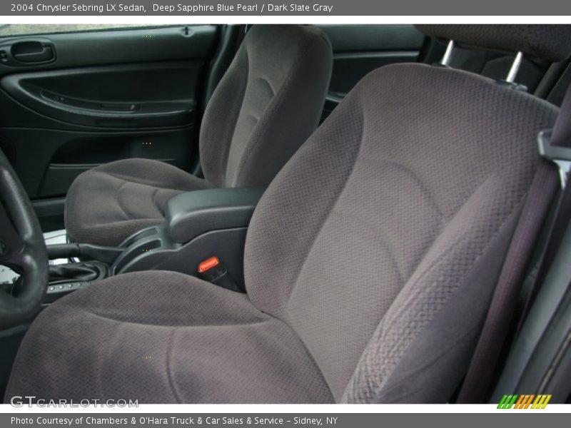 Deep Sapphire Blue Pearl / Dark Slate Gray 2004 Chrysler Sebring LX Sedan