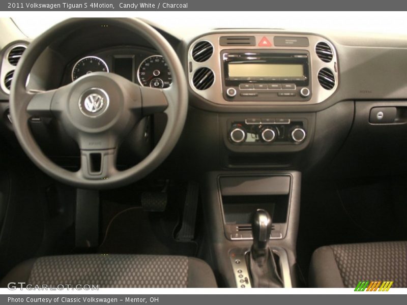 Candy White / Charcoal 2011 Volkswagen Tiguan S 4Motion