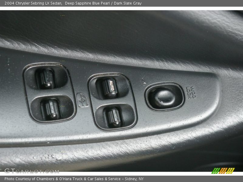 Deep Sapphire Blue Pearl / Dark Slate Gray 2004 Chrysler Sebring LX Sedan