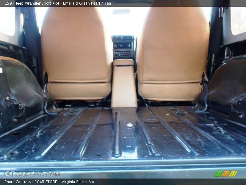Emerald Green Pearl / Tan 1997 Jeep Wrangler Sport 4x4