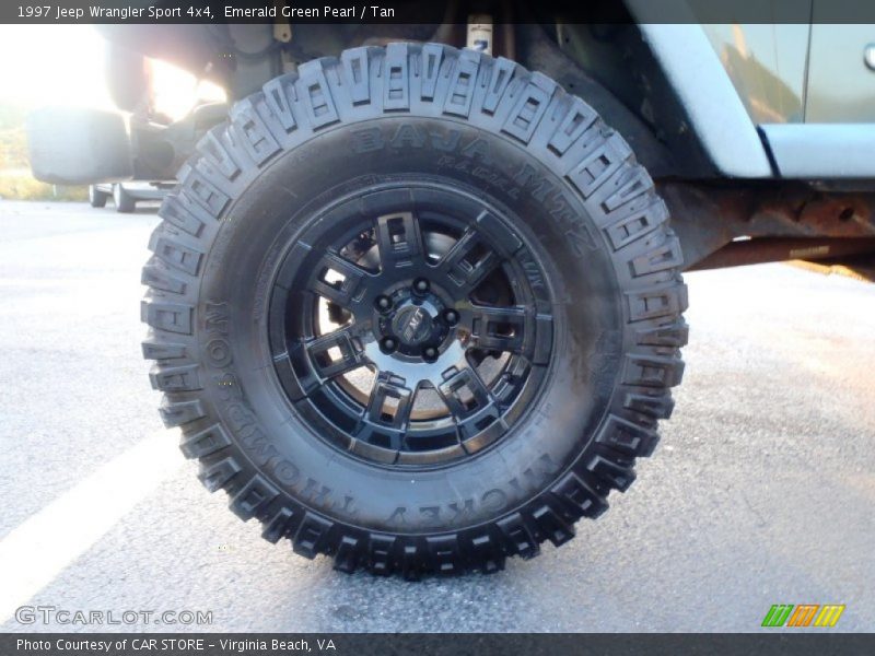 Emerald Green Pearl / Tan 1997 Jeep Wrangler Sport 4x4