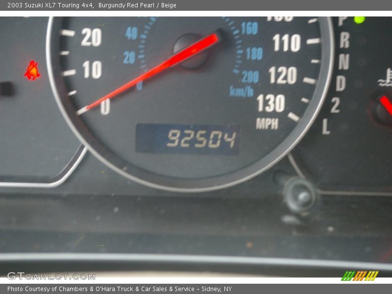 Burgundy Red Pearl / Beige 2003 Suzuki XL7 Touring 4x4