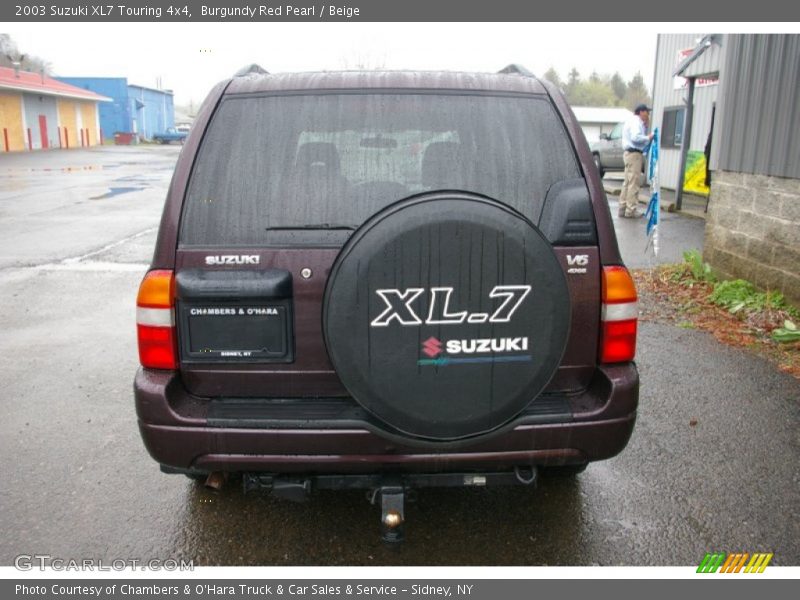 Burgundy Red Pearl / Beige 2003 Suzuki XL7 Touring 4x4