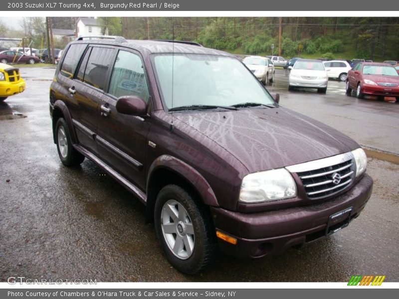 Burgundy Red Pearl / Beige 2003 Suzuki XL7 Touring 4x4