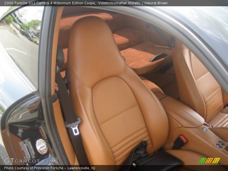  2000 911 Carrera 4 Millennium Edition Coupe Natural Brown Interior
