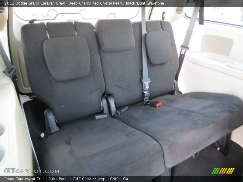 Deep Cherry Red Crystal Pearl / Black/Light Graystone 2011 Dodge Grand Caravan Crew