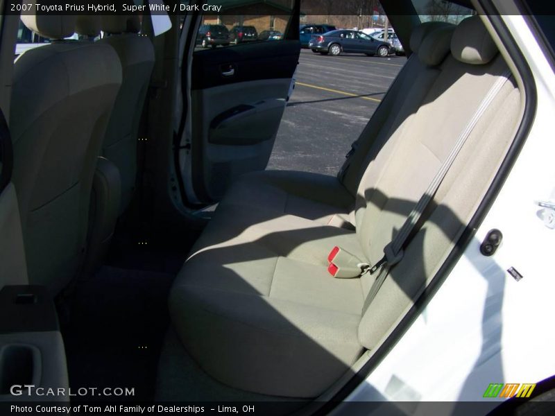 Super White / Dark Gray 2007 Toyota Prius Hybrid