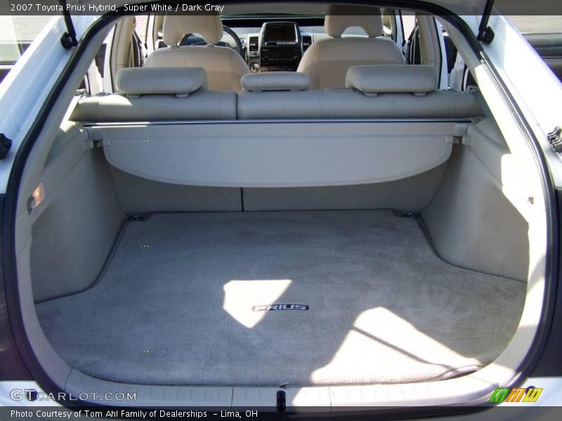 Super White / Dark Gray 2007 Toyota Prius Hybrid