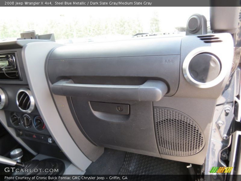 Steel Blue Metallic / Dark Slate Gray/Medium Slate Gray 2008 Jeep Wrangler X 4x4