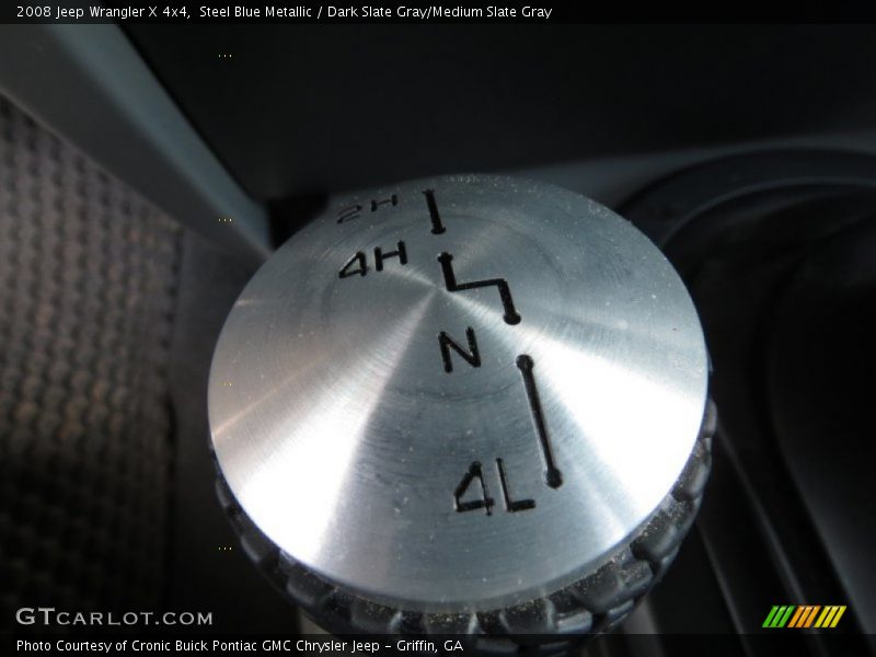 Steel Blue Metallic / Dark Slate Gray/Medium Slate Gray 2008 Jeep Wrangler X 4x4
