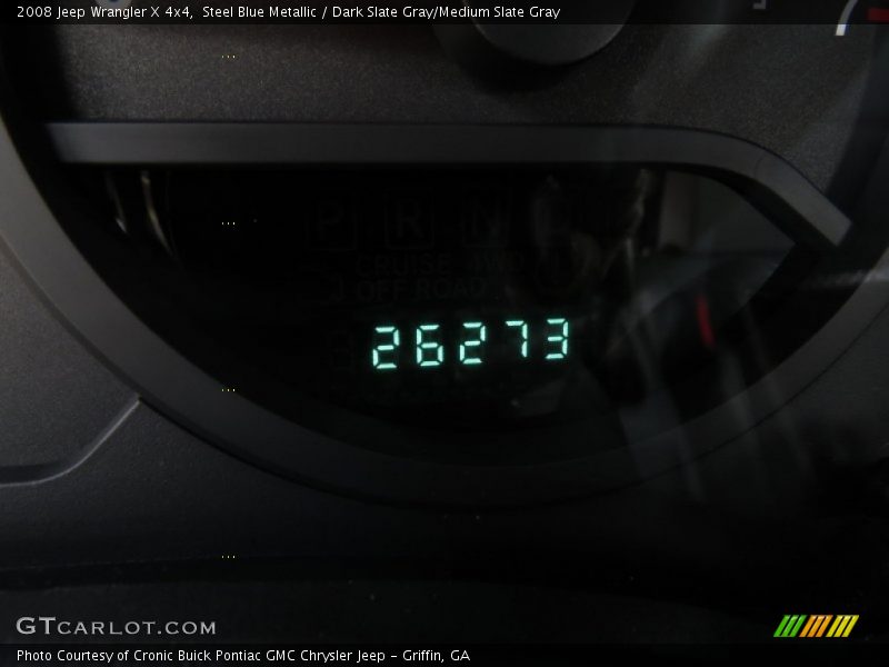 Steel Blue Metallic / Dark Slate Gray/Medium Slate Gray 2008 Jeep Wrangler X 4x4