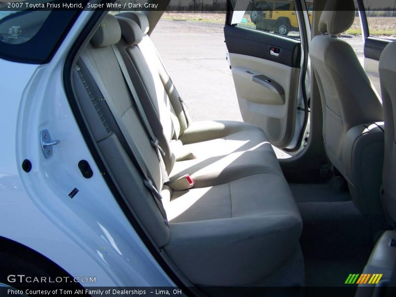 Super White / Dark Gray 2007 Toyota Prius Hybrid