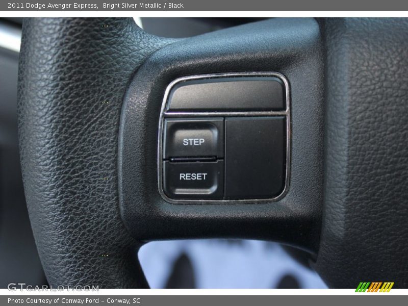 Bright Silver Metallic / Black 2011 Dodge Avenger Express