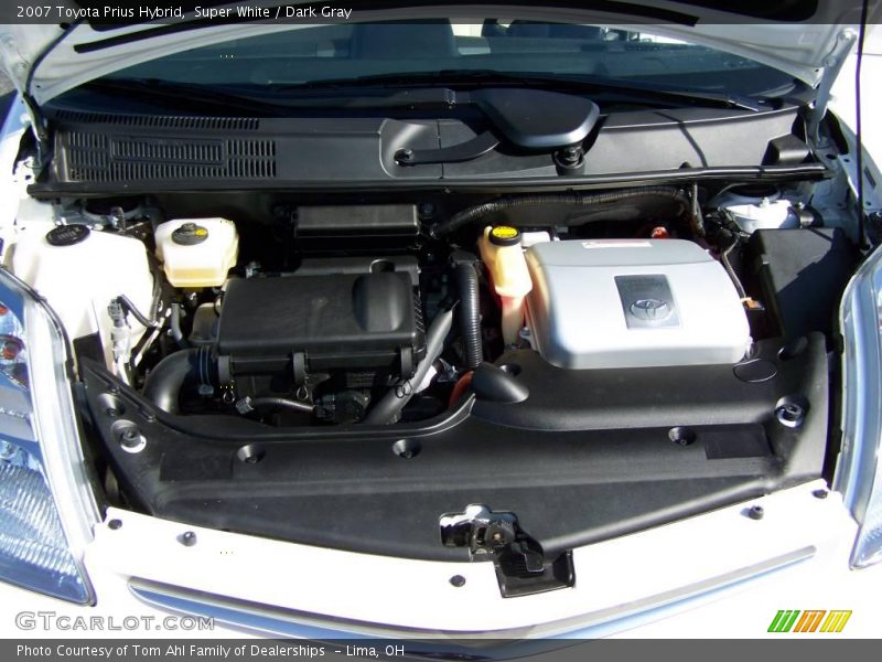 Super White / Dark Gray 2007 Toyota Prius Hybrid
