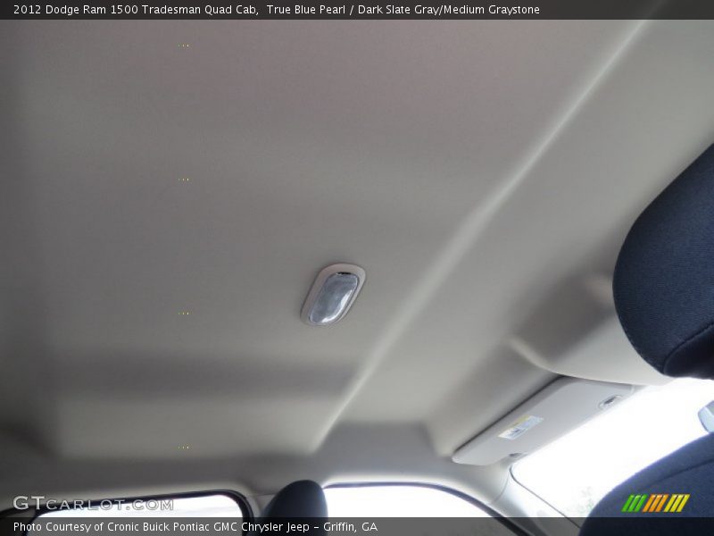 True Blue Pearl / Dark Slate Gray/Medium Graystone 2012 Dodge Ram 1500 Tradesman Quad Cab