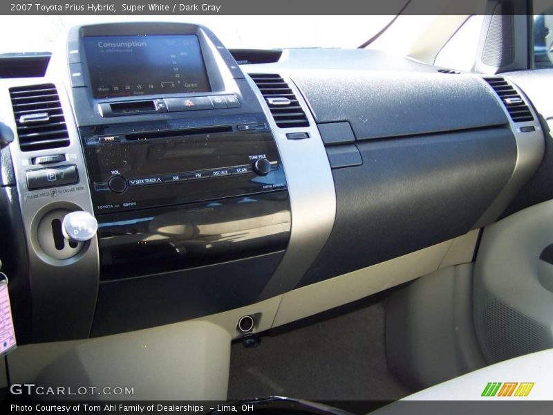 Super White / Dark Gray 2007 Toyota Prius Hybrid
