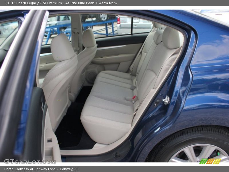 Azurite Blue Pearl / Warm Ivory 2011 Subaru Legacy 2.5i Premium
