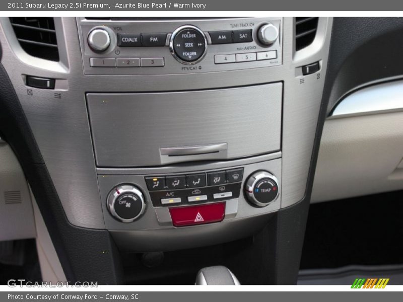 Azurite Blue Pearl / Warm Ivory 2011 Subaru Legacy 2.5i Premium