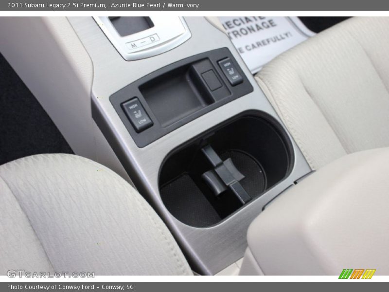 Azurite Blue Pearl / Warm Ivory 2011 Subaru Legacy 2.5i Premium