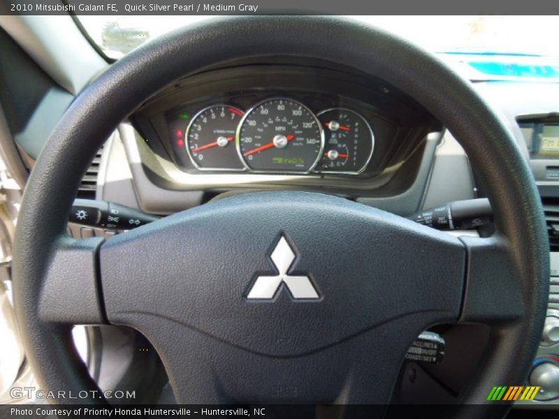 Quick Silver Pearl / Medium Gray 2010 Mitsubishi Galant FE
