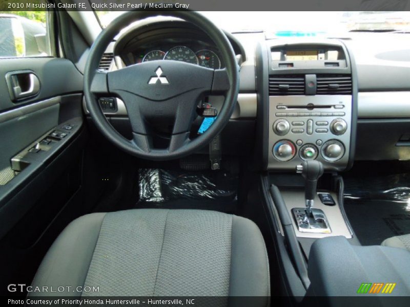 Quick Silver Pearl / Medium Gray 2010 Mitsubishi Galant FE