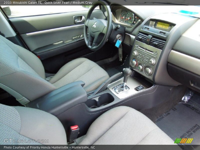 Quick Silver Pearl / Medium Gray 2010 Mitsubishi Galant FE