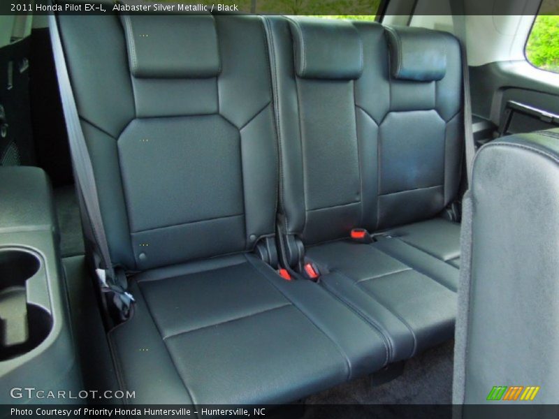 Alabaster Silver Metallic / Black 2011 Honda Pilot EX-L
