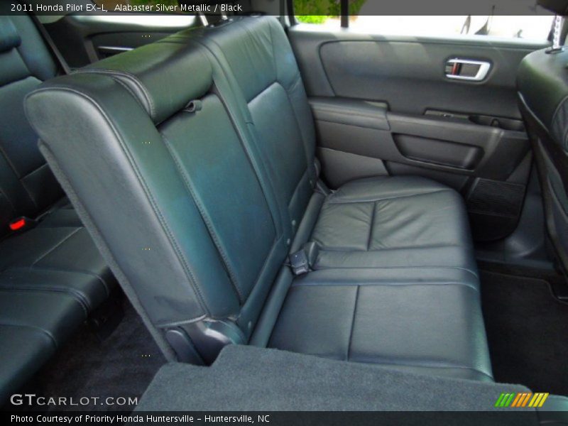 Alabaster Silver Metallic / Black 2011 Honda Pilot EX-L