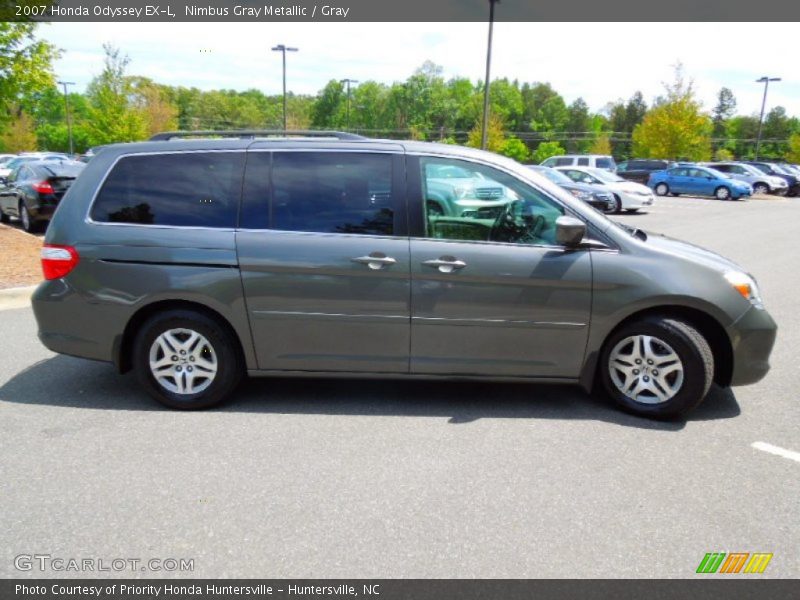 Nimbus Gray Metallic / Gray 2007 Honda Odyssey EX-L