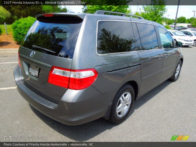 Nimbus Gray Metallic / Gray 2007 Honda Odyssey EX-L